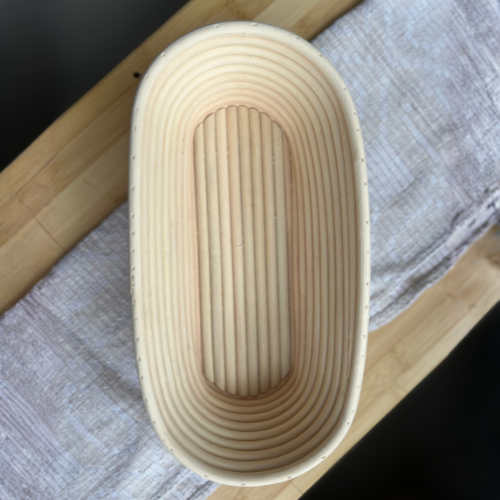 Banneton for Sourdough Bread with Linen Liner - 28cm Oval (Set of 2)