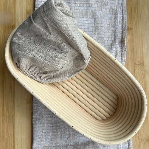 Banneton for Sourdough Bread with Linen Liner - 28cm Oval (Set of 2)
