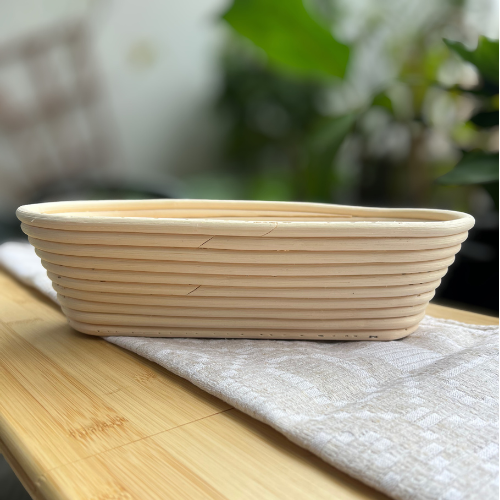 Banneton for Sourdough Bread with Linen Liner - 28cm Oval (Set of 2)